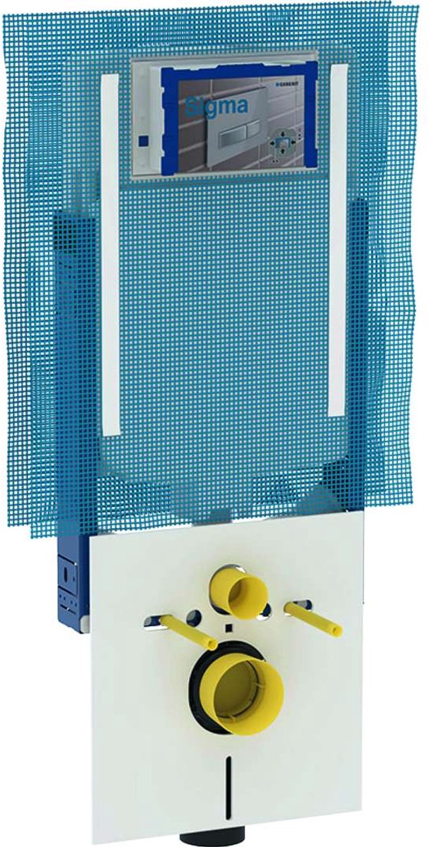 Geberit Kombifix - Montage-element voor wand-WC, 109 cm, inbouwreservoir Sigma 8 cm, voor geurafzuiging 110.791.00.1
