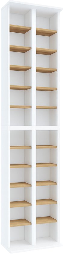 VCM en bois CD DVD support étagère armoire support de rangement Almera en bois CD DVD support étagère armoire support de rangement Almera