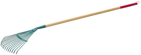 kadax-hark-bladhark-voor-dames-hark-met-lange-steel-van-hout