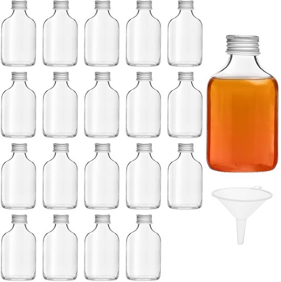 APACALI 50 Stück Flaschen 100ml zum Befüllen, Kleine