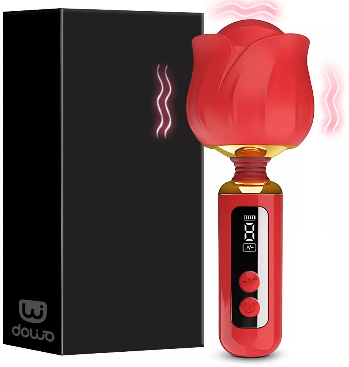 DOWO® - Vibrator - Vibrators voor Vrouwen - Clitoris Vibrator - 9 Standen - Clitoris Stimulator - Sex Toys voor Koppels - Seksspeeltjes - Cadeau voor Vrouw