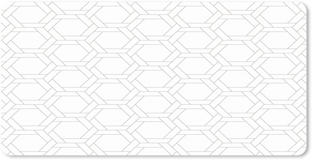Muismat XXL 80x40 cm - Bureau onderlegger - Bureau mat Grafisch - Patroon - Modern - Bureaumat - Gaming mousepad xl - Bureaulegger groot - Computer deskmat