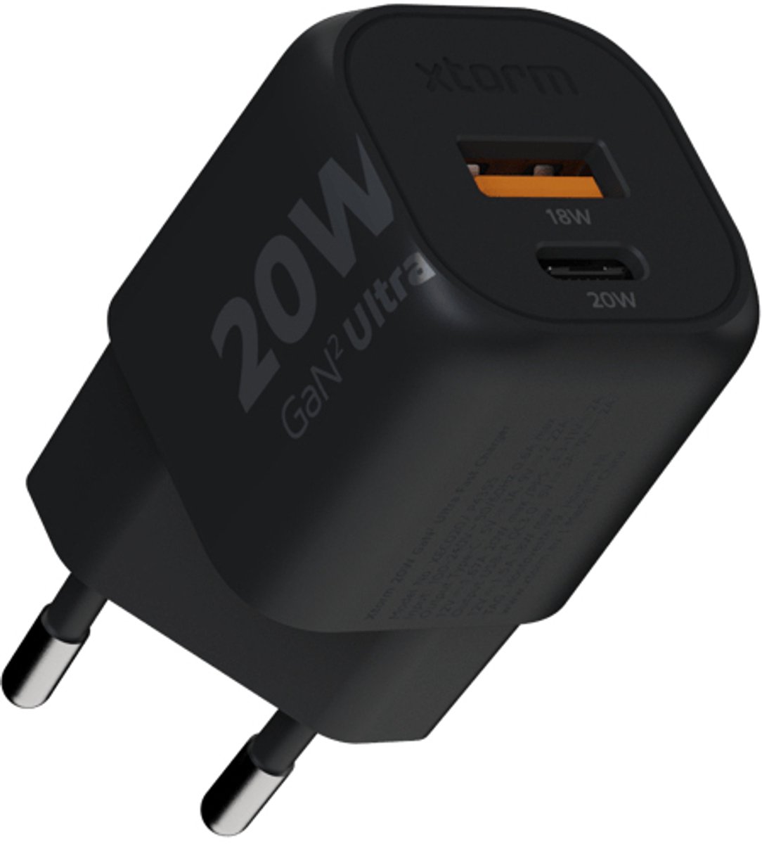 Xtorm XEC0201 oplader voor mobiele apparatuur Smartphone Zwart AC Snel opladen Binnen