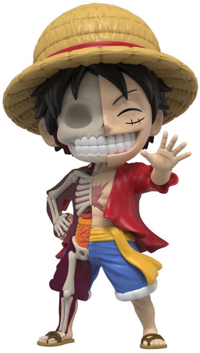 Mighty Jaxx One Piece XXRAY Figure FHD Wanted Series - Luffy 15 cm Mini-Figuur