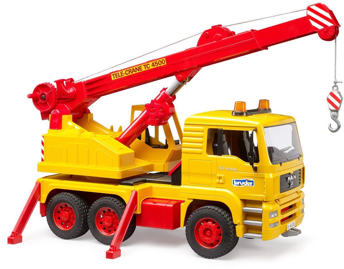 bruder MAN TGA Kraanwagen - 50 jaar Bruder modelvoertuig thumbnail 2