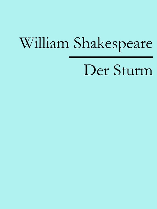 Der Sturm - cover