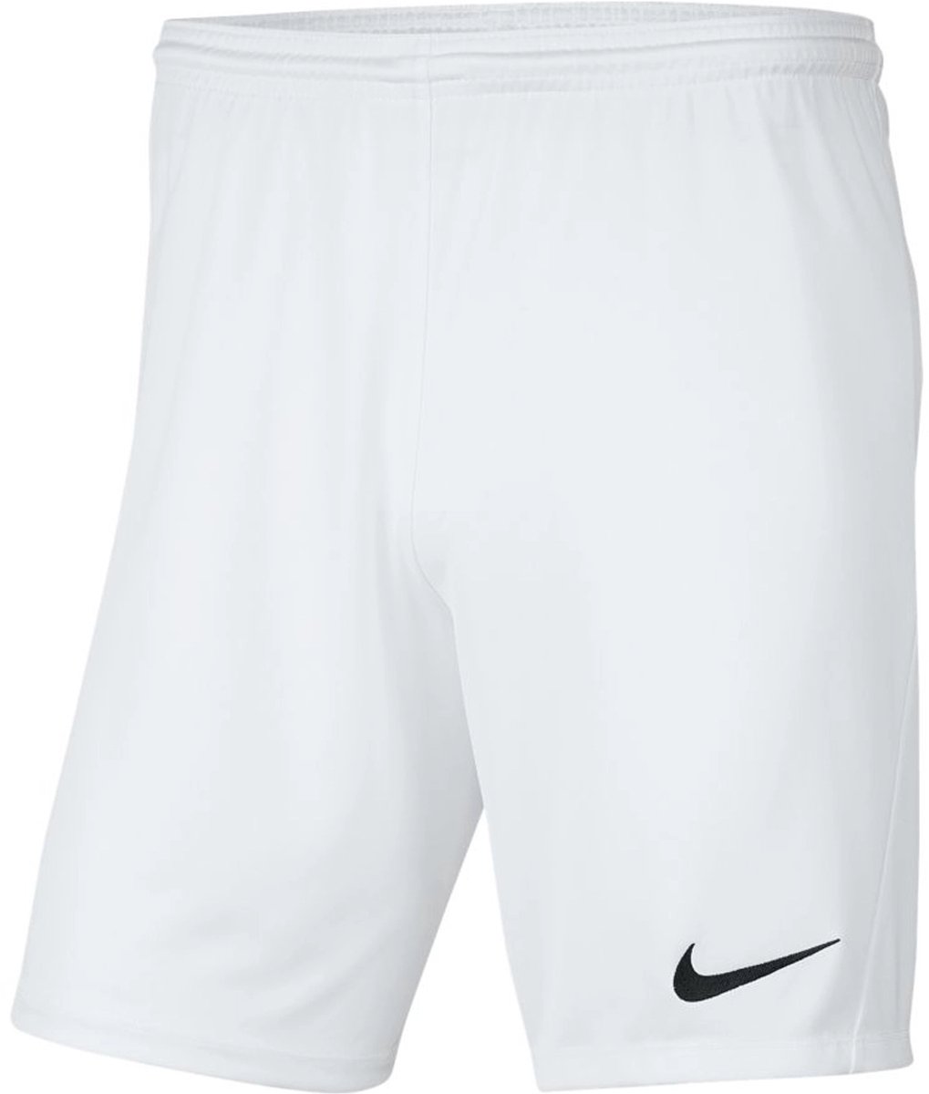 Nike Dri-FIT Park 3 Meisjes/Jongens Sportbroek - White/Black - Maat L