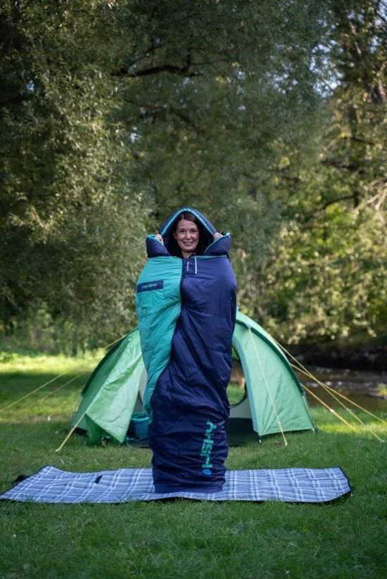 Husky mummyslaapzak Espace Blue - Mint -5°C - 210 x 85 cm - Blauw van Husky — afbeelding 4