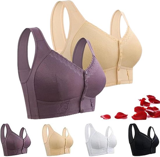 Allecto plus - Evybliss Bra Front Closure - Ademende bh voor senioren ...