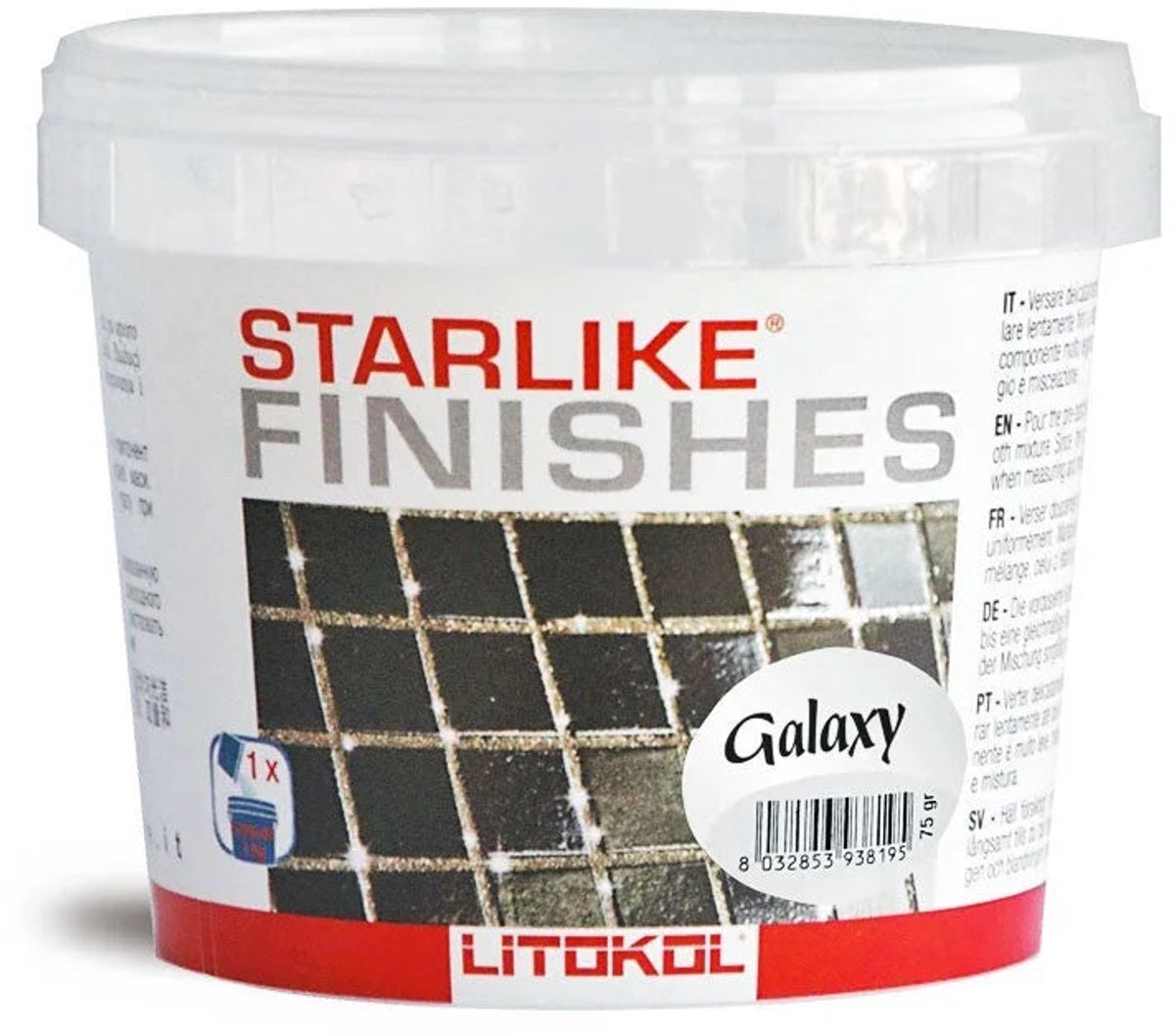 Starlike Galaxy Glinstereffect Voor Voegen 150Gr.