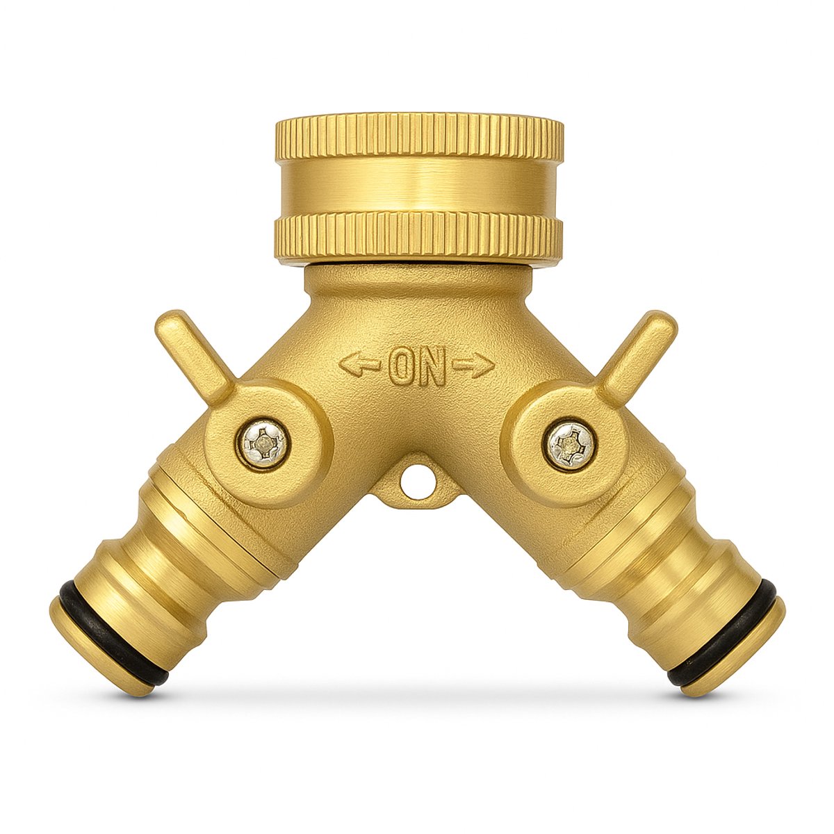 Md-Goods Waterverdeler 2 weg - Y stuk kraan splitter – Slangkoppeling - Kraanstuk – water splitter - y kraansplitter