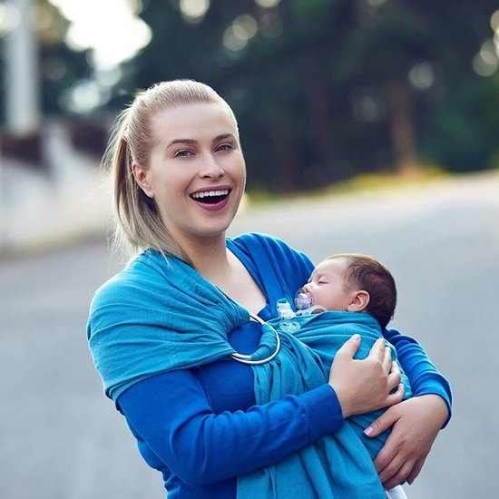 Aluminum Baby Sling Rings Soft Baby Carrier Rings Breathable Slings Carrier Strap Baby Cotton Hip Seat Ring Accessory for Infants Toddlers Newborn Children — afbeelding 3