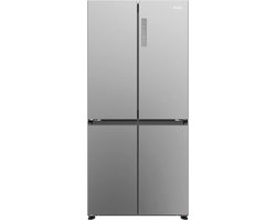 Haier HCR3818DNMM - Koel- Vriescombinatie - Multideur - French Door Indeling - 83cm breed - 467 L - No Frost - Energieclasse C - LED - Touch op de deur - Inverter Compressor - Roestvrijstaal - 10 jaar garantie op onderdelen