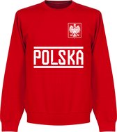 Polen Team Sweater - Rood - Kinderen - 140