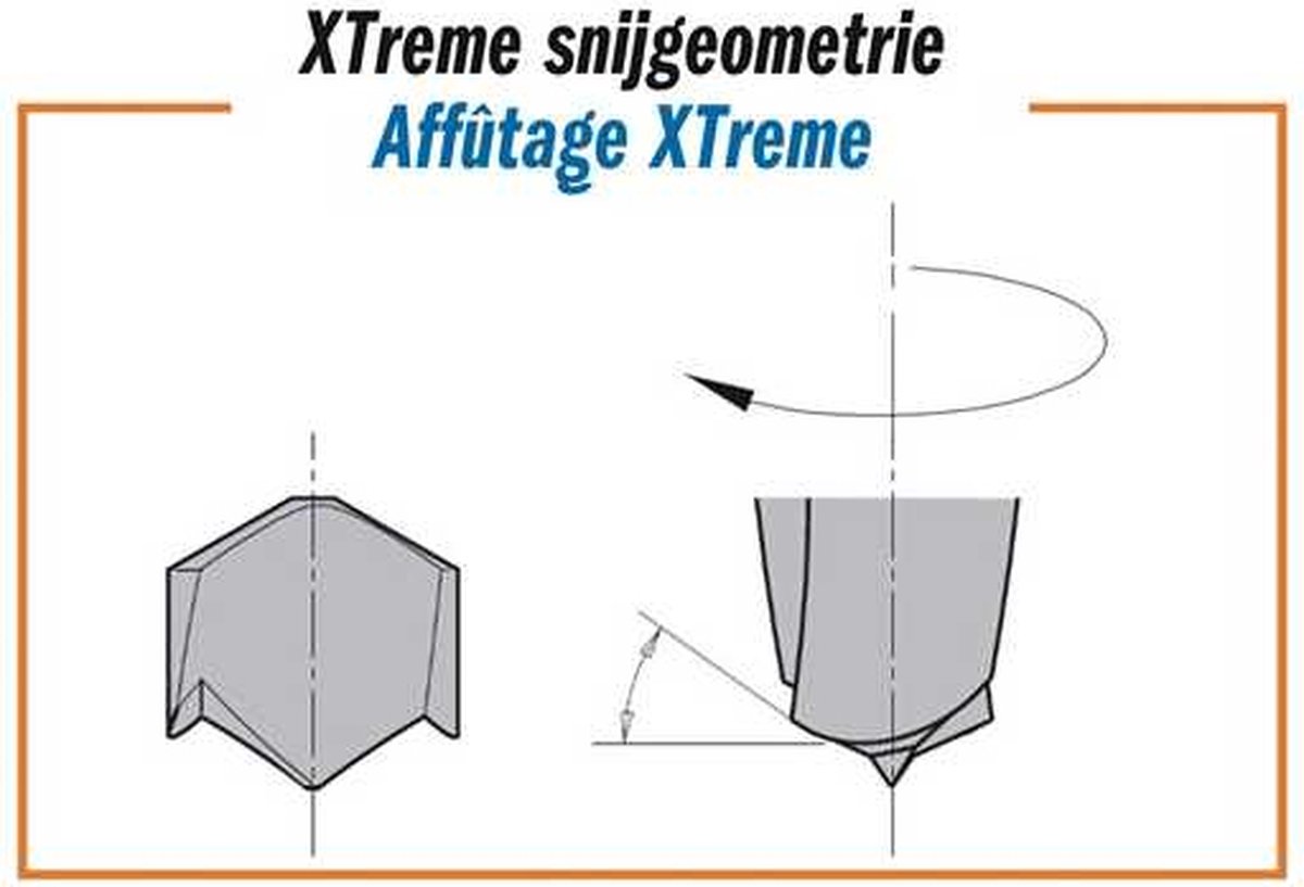 CMT - Drevelboor, rechts - Snijgereedschappen