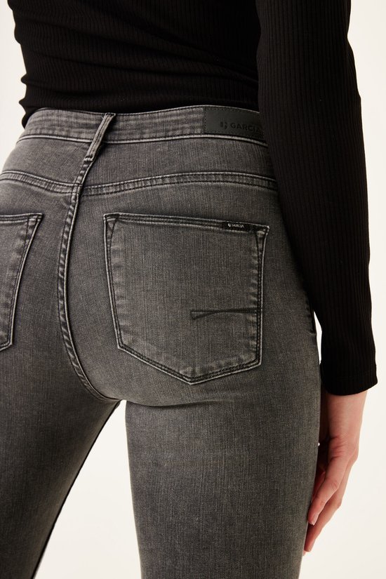 GARCIA Celia Dames Skinny Fit Jeans Gray - Maat W32 X L34