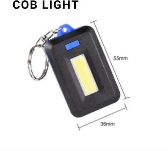 COB's zaklampen - Portable 3W zaklamp met sleutelhanger