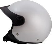 BHR 833 | peak jethelm | wit glanzend | maat M | brommer, scooter & motor