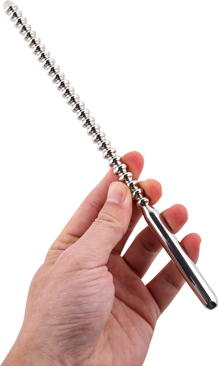 Banoch - Penisstick Halla L - Metaal - Geribbeld - max. ∅ 10 mm