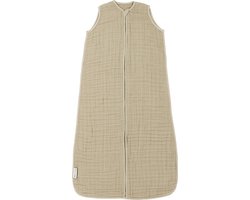 Product: Meyco Baby Uni baby zomerslaapzak - pre-washed hydrofiel - sand - 110cm - 0.5 TOG, van het merk 