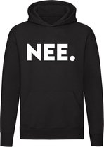 Nee Hoodie | no | nope | kortaf | Unisex | Trui | Sweater | Capuchon