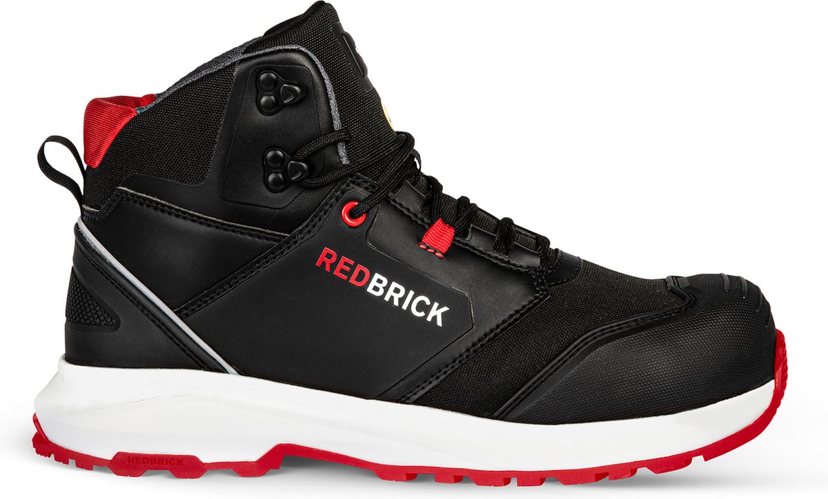 Redbrick Pulse Overnose Hoog S3 + KN ESD 32324 - Zwart/Rood - 50