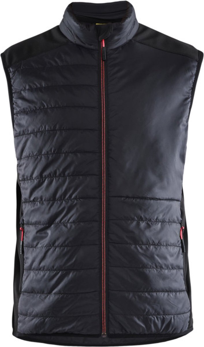 Blaklader Gevoerde bodywarmer 3863-2030 - Zwart/Rood - M