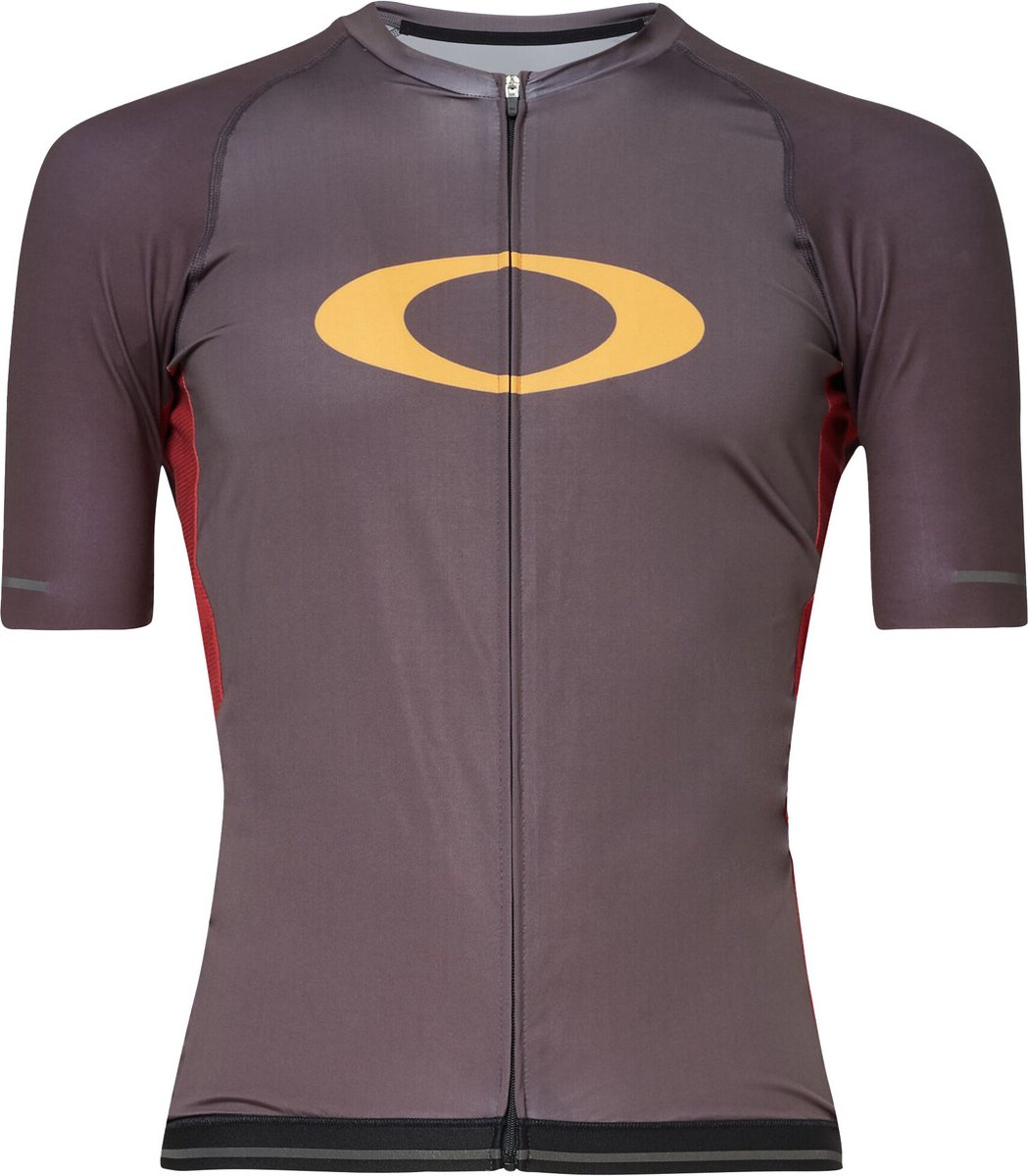 Oakley Apparel Icon 2.0 Korte Mouw Wielertrui Grijs S Man