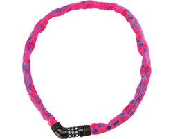 Fietsslot ABUS Kettingslot - Steel-O-Chain™ 4804C SYMBOLS - Security level 4 - roze - 75 cm - Geschikt voor elektrische fietsen en stadsfietsen