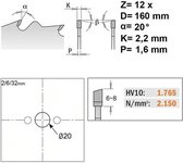 CMT - Schulpzaag voor handcirkelzaagmachine - Doorslijpschijf - Zagen - 1 Stuk(s)