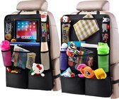 Venneweide - luxe en sterke Autostoel Organizer met Tablethouder - Auto Organizer - Voor baby en kinderen - veel opbergruimte - geschikt voor o.a. iPad – Topkwaliteit - zwart.