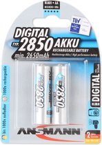 Ansmann 2850MAH Digital Nikkel-Metaalhydride (NiMH) 2850mAh 1.2V oplaadbare batterij/batterij