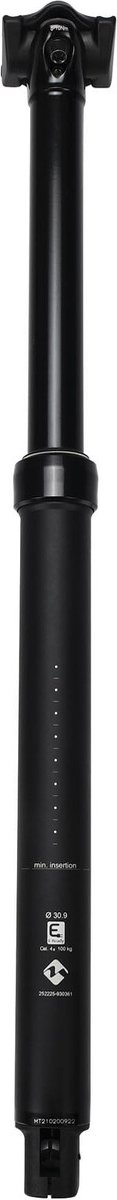 M-wave Zadelpen Levitate 30,9 X 480 Mm Aluminium Zwart
