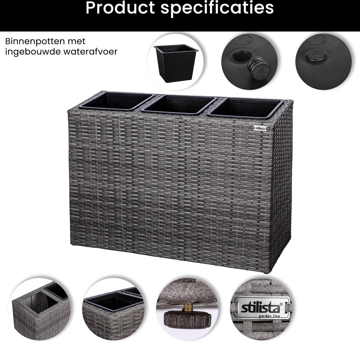 Plantenbak Bloembak Plantenpot Plantenbakken Bloembakken