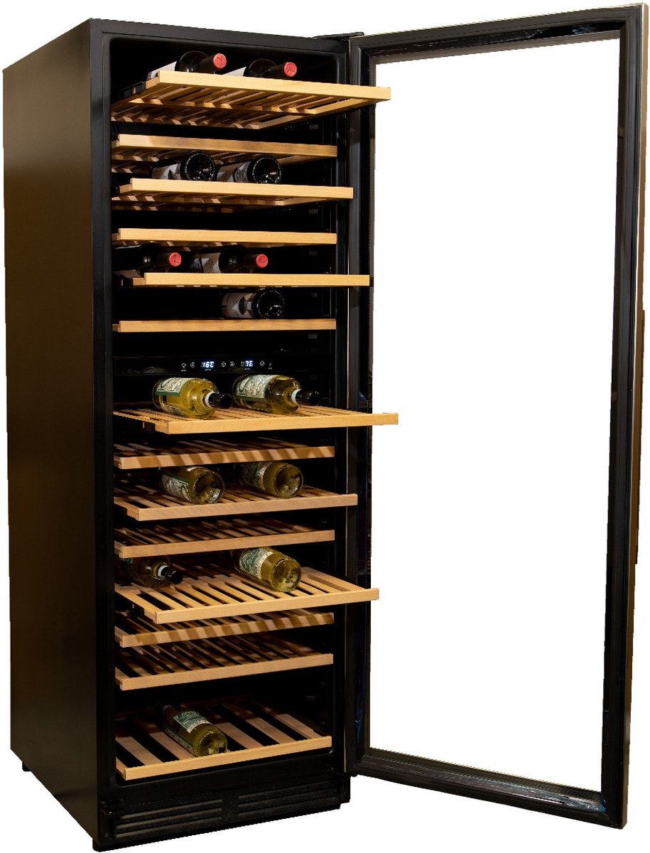 Vinata Presanella Wijnklimaatkast Vrijstaand RVS 150 flessen - afbeelding 3