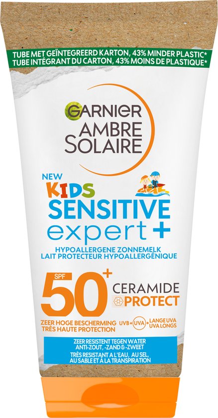 Garnier ambre solaire kids reisformaat zonnemelk spf 50+ - 50 ml - zonnecrème