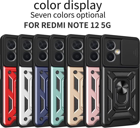 Mobigear Armor Ring - Coque Xiaomi Redmi Note 12 Pro Plus Coque