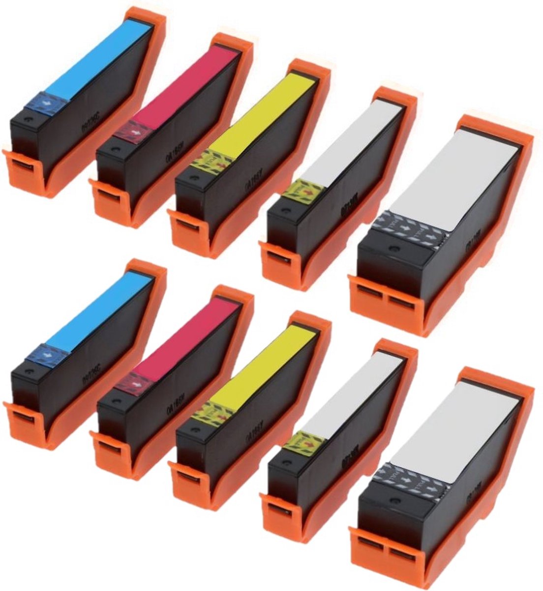 Geschikt voor Epson 33 / 33XL inktcartridges - Multipack 10 Stuks - Geschikt voor Epson Expression Premium XP530 XP630 XP635 XP640 XP830 XP7100 - Inktpatronen - Inkt