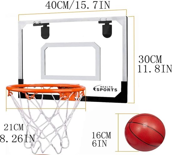 4x Support Mural pour Ballon de Sport Porte-balles Basketball Football