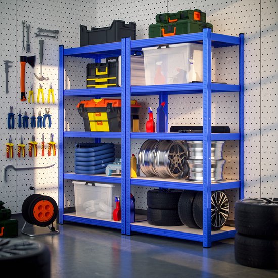 Rack de stockage en métal jusqu'à 875 kg bleu