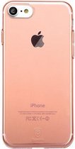 Baseus Simple Series doorzichtig iPhone 7 8 SE 2020 SE 2022 hoesje - Lichtroze