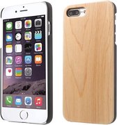 GadgetBay Licht houten hoesje wood case iPhone 7 Plus 8 Plus - Lichtbruin