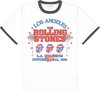 The Rolling Stones - American LA Tour Heren T-shirt - S - Wit