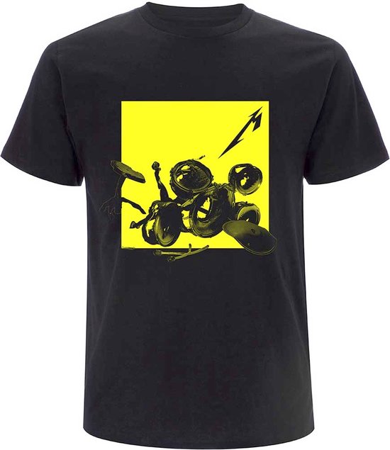 Heren T-shirt Metallica - Enter Sandman Poster - Zwart - METTS79MB