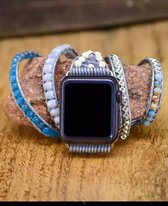 Apple Watch bohemian horloge bandje 42/44/45 mm Kralen Wikkelband Ibiza stijl