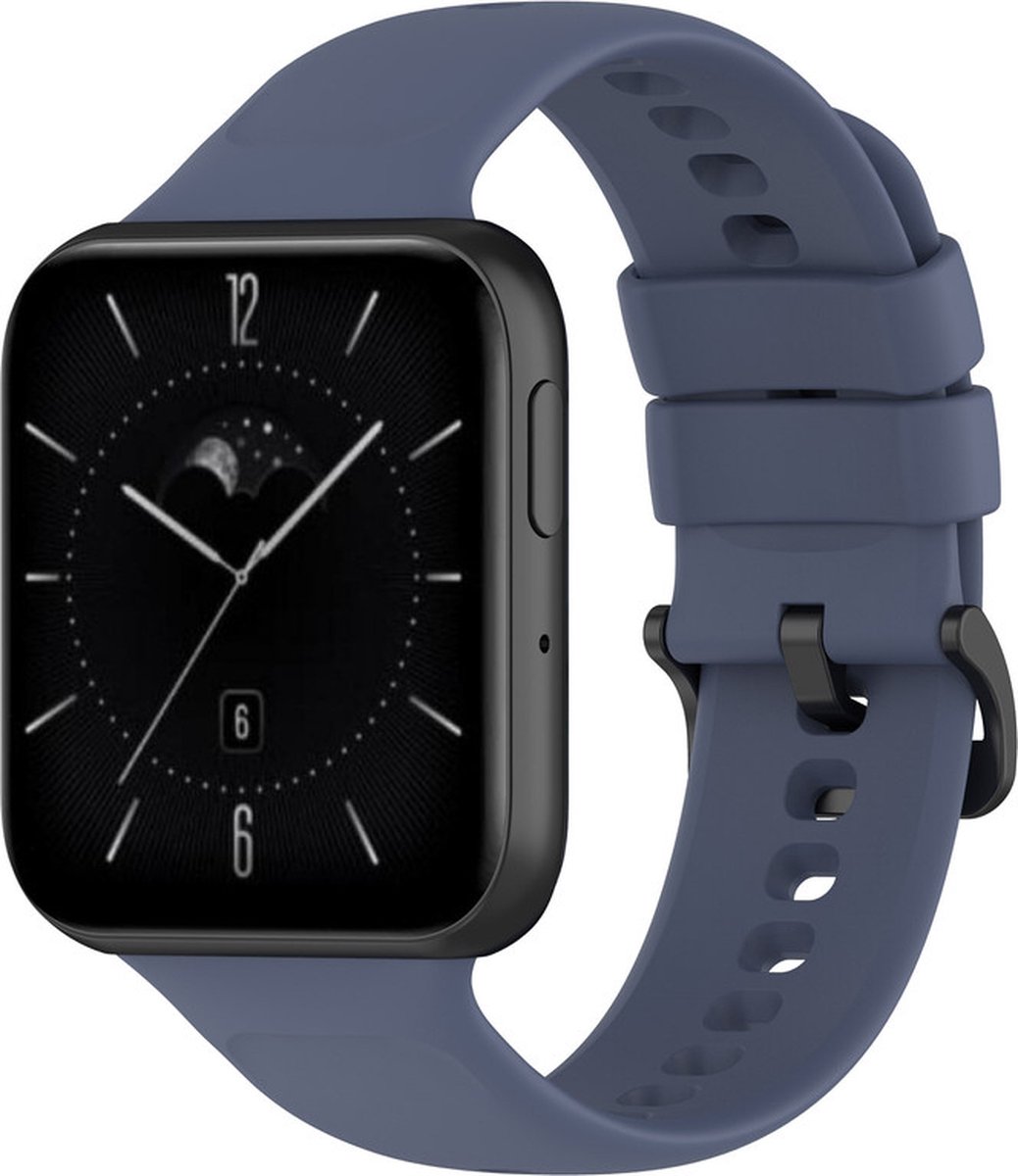 Siliconen bandje - geschikt voor OPPO Watch 3 - steenblauw