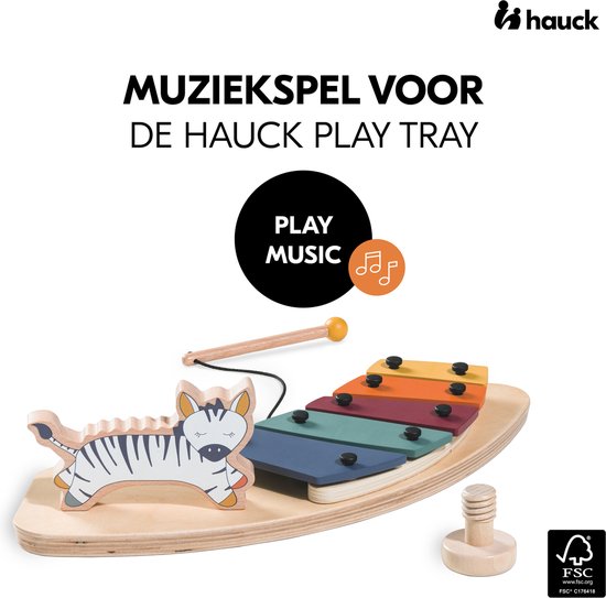 Hauck Play Music Zebra Play tray - Zebra van Hauck — afbeelding 2