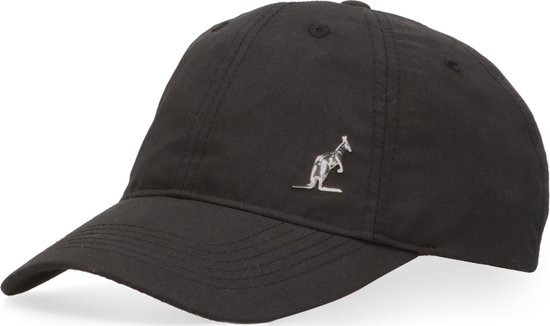 Australian cap - zilveren logo - zwart