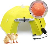 Inklapbare Cover Warmteplaat voor kuikens 55x22 cm – broedmachine verwarmingsplaat – verwarmingspaneel - kippen