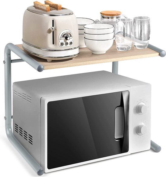 voor van ijzer en MDF keukenrek voor